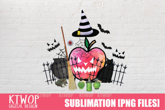 Apple-Halloween-Watercolor Teacher Crafts