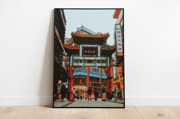 Japanese Temple Watercolor and Arts Amp