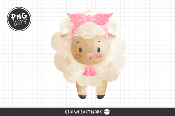Sublimation Bandana Sheep, Watercolor Crafts
