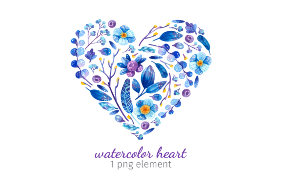 Valentine's Day Watercolor Clipart & Crafts