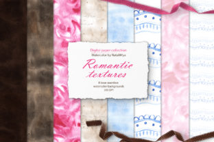Watercolor Romantic Textures for Editorial Design