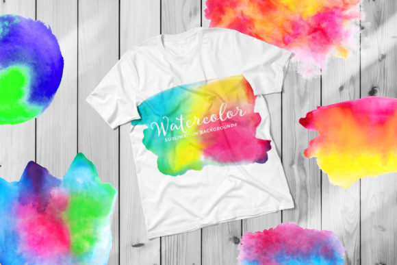 Watercolor Sumblimation Backgounds and Backgrounds